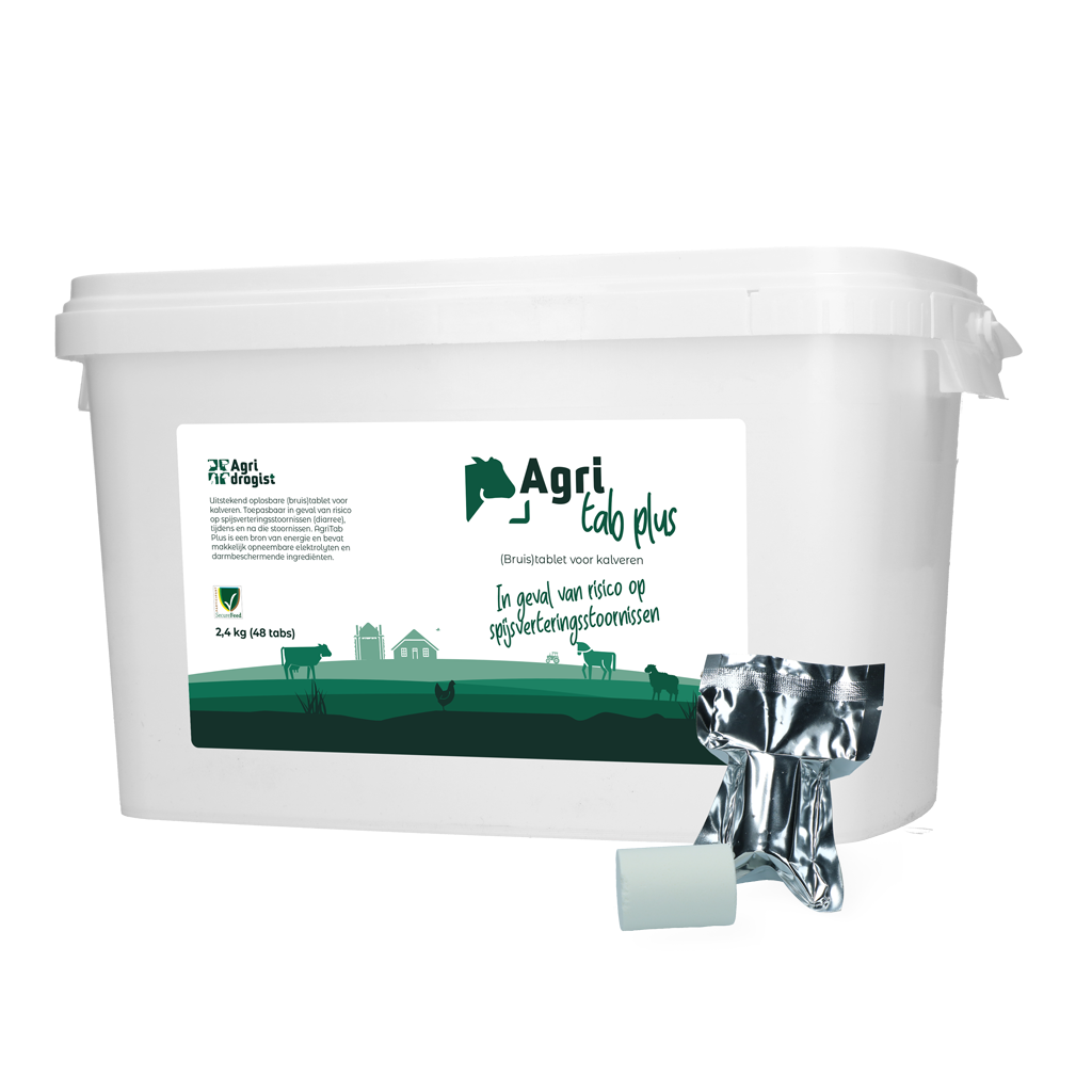 AgriTab Plus (Bruistablet kalverdiarree) 48 tabl