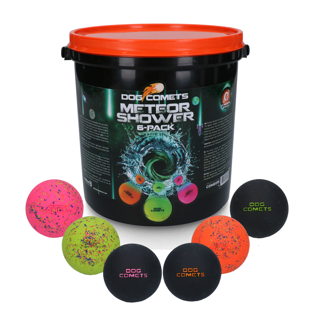 Dog Comets Meteor Shower (Emmer met 6 M Stardust ballen)