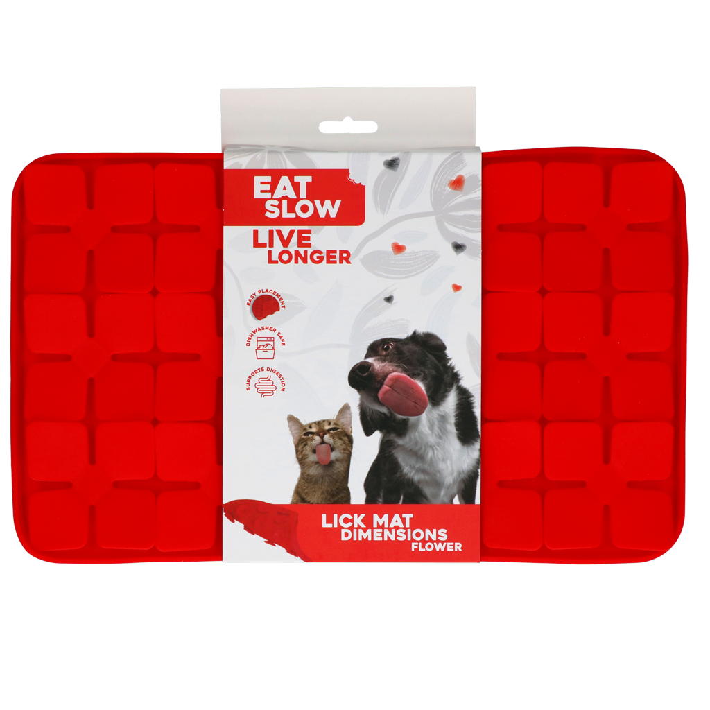 Eat Slow Live Longer Lick Mat Dimensions Flower