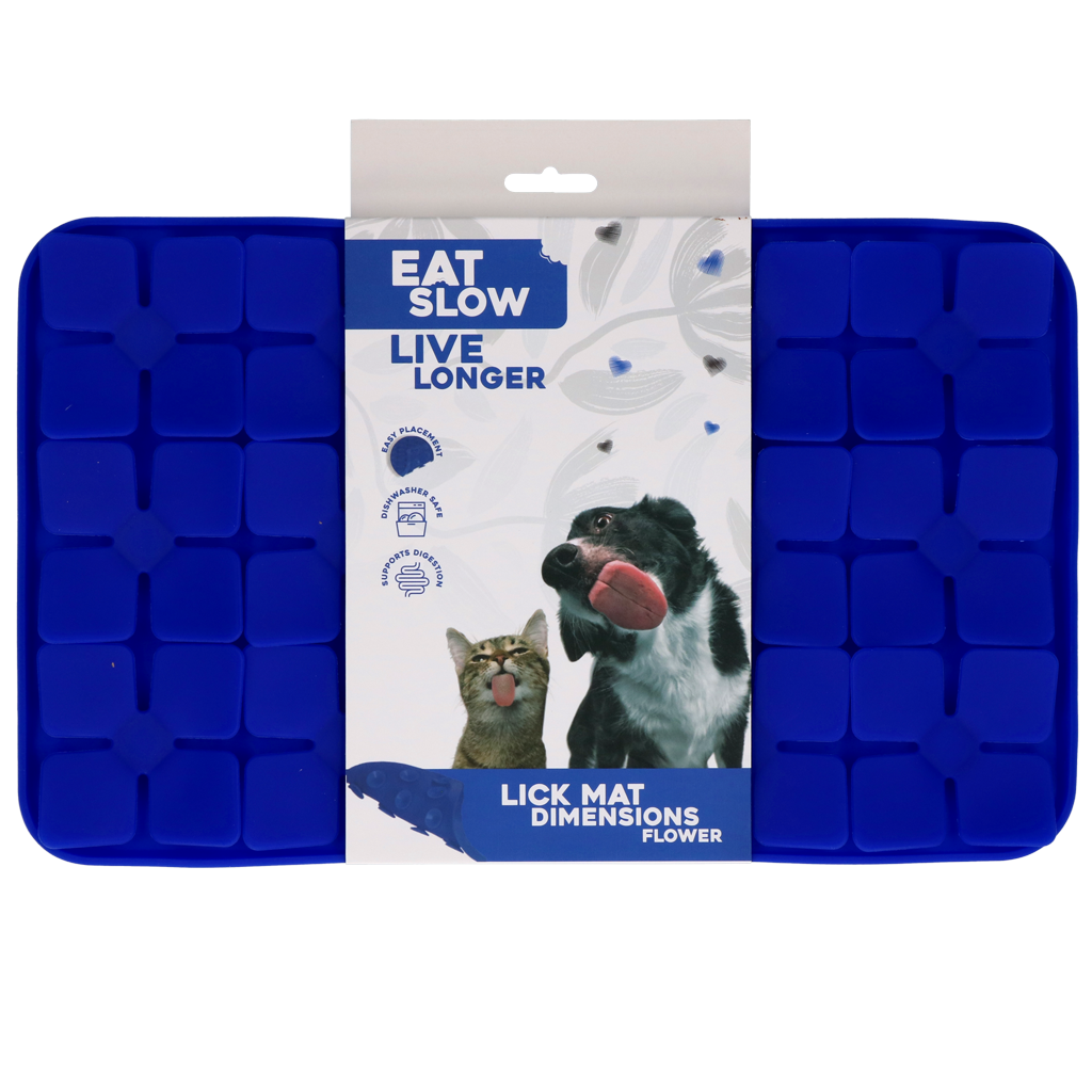 Eat Slow Live Longer Lick Mat Dimensions Flower