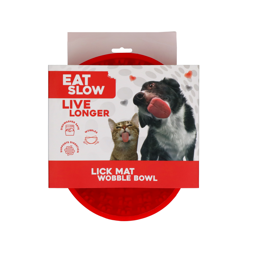 Eat Slow Live Longer Lick Mat Wobble Bowl