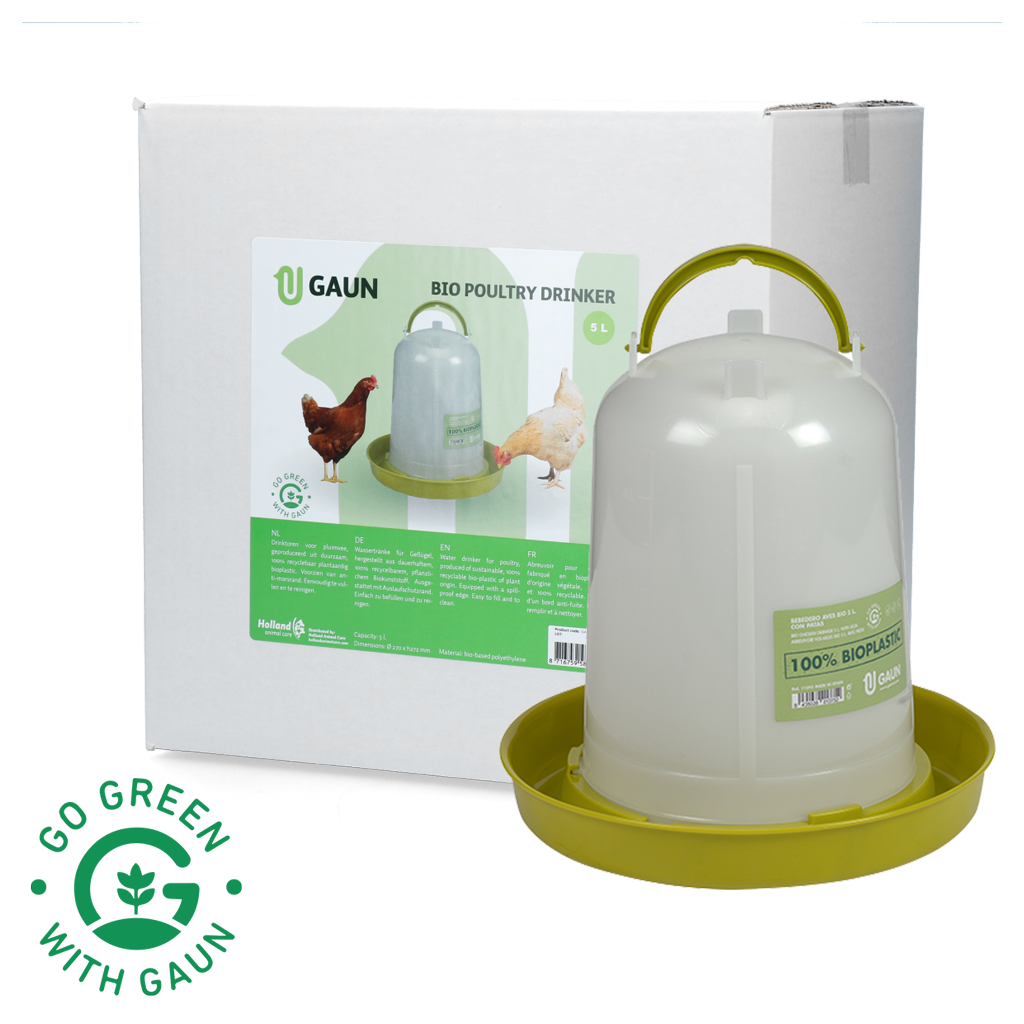 Gaun Pluimvee Drinktoren Bio Limoengroen