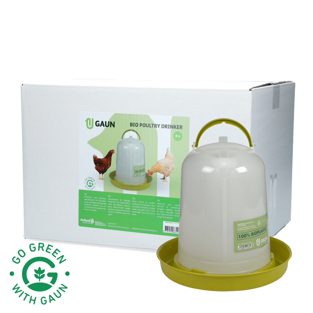 Gaun Pluimvee Drinktoren Bio Limoengroen