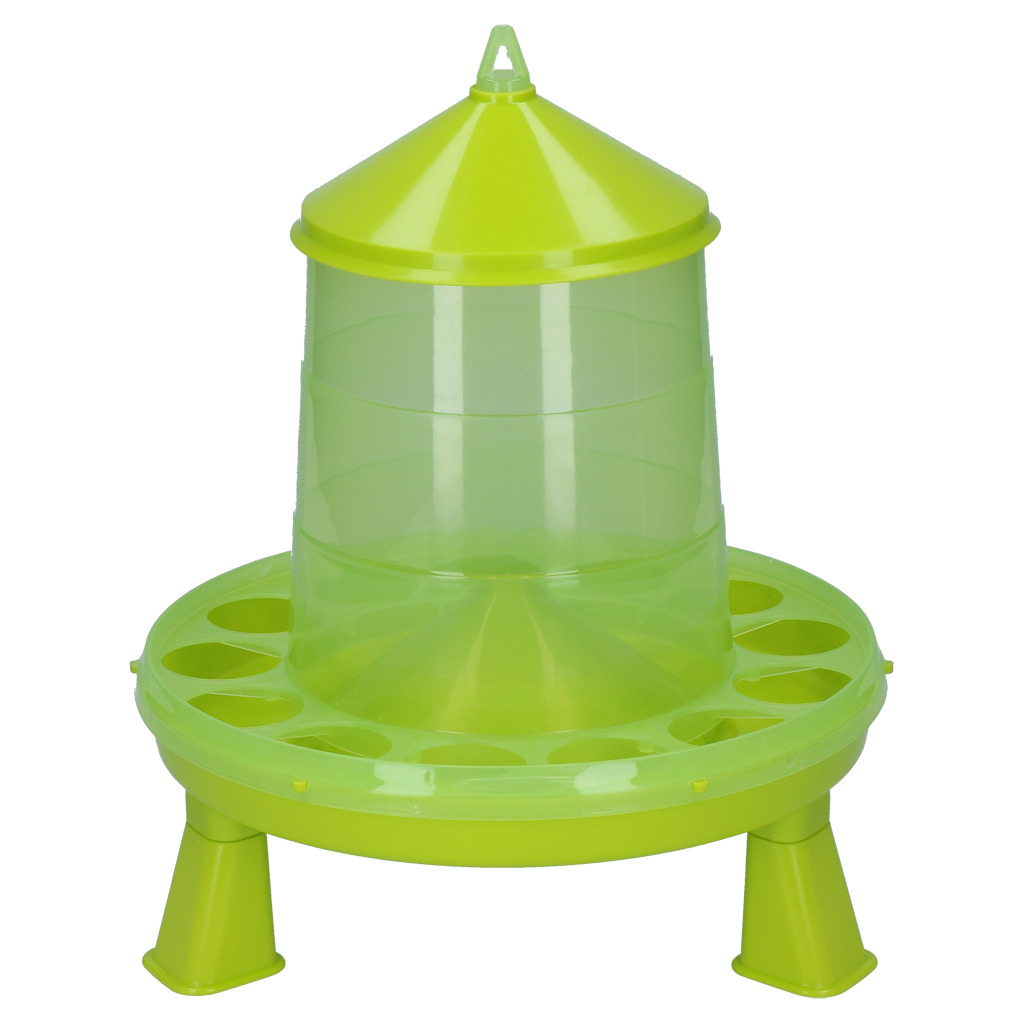 Gaun Pluimvee Voertoren op Pootjes Limoengroen