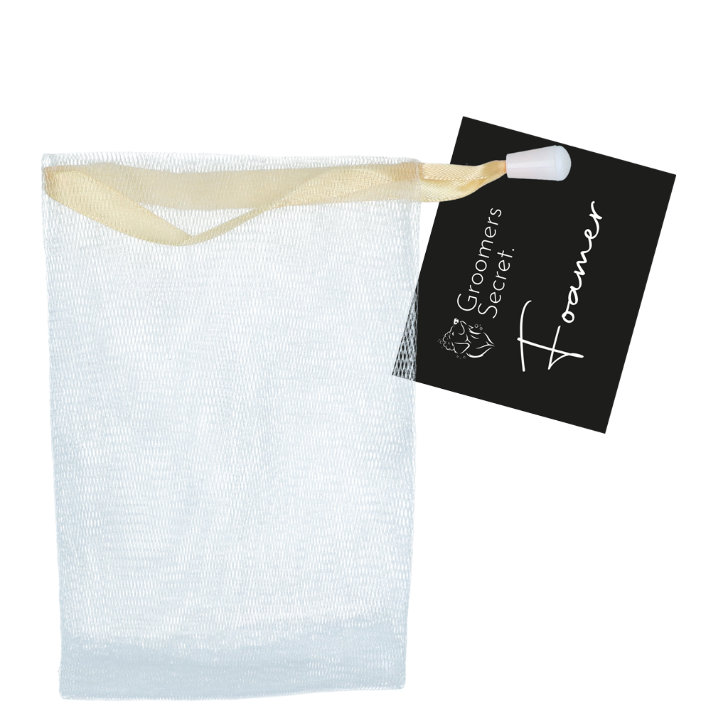 Groomers Secret Shampoo bar schuimnetje