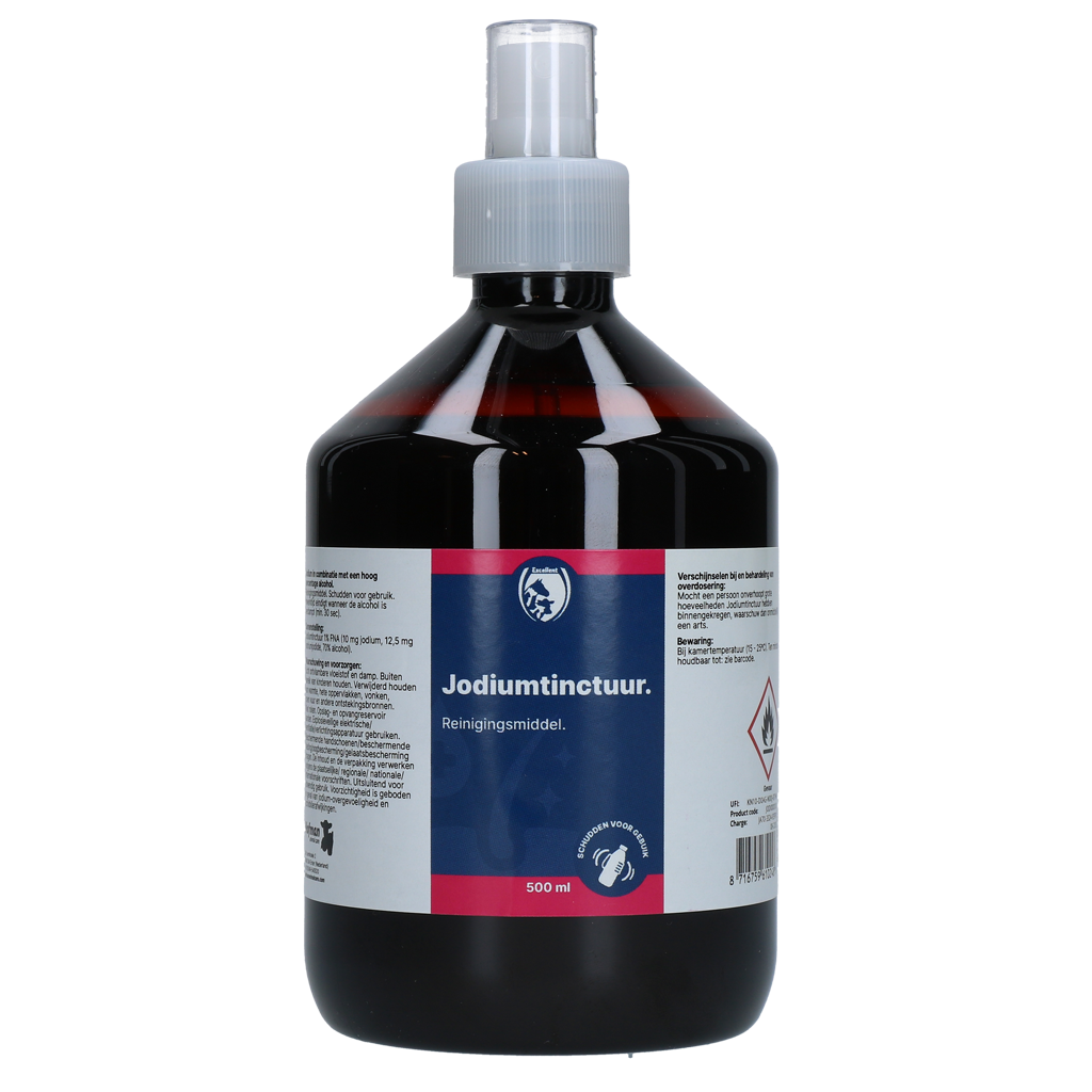 Jodiumtinctuur 1% (10 mg per ml) & 70% Alcohol