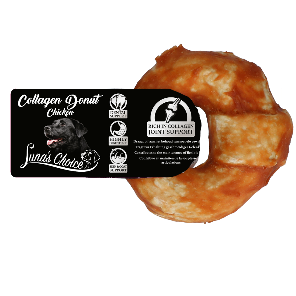 Luna's Choice Collagen Chews Donut Kip