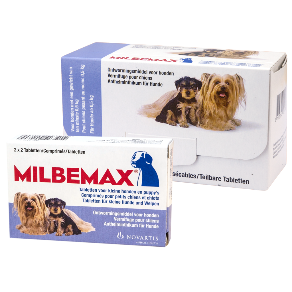 Milbemax Tabletten Puppy/Kleine hond <5kg