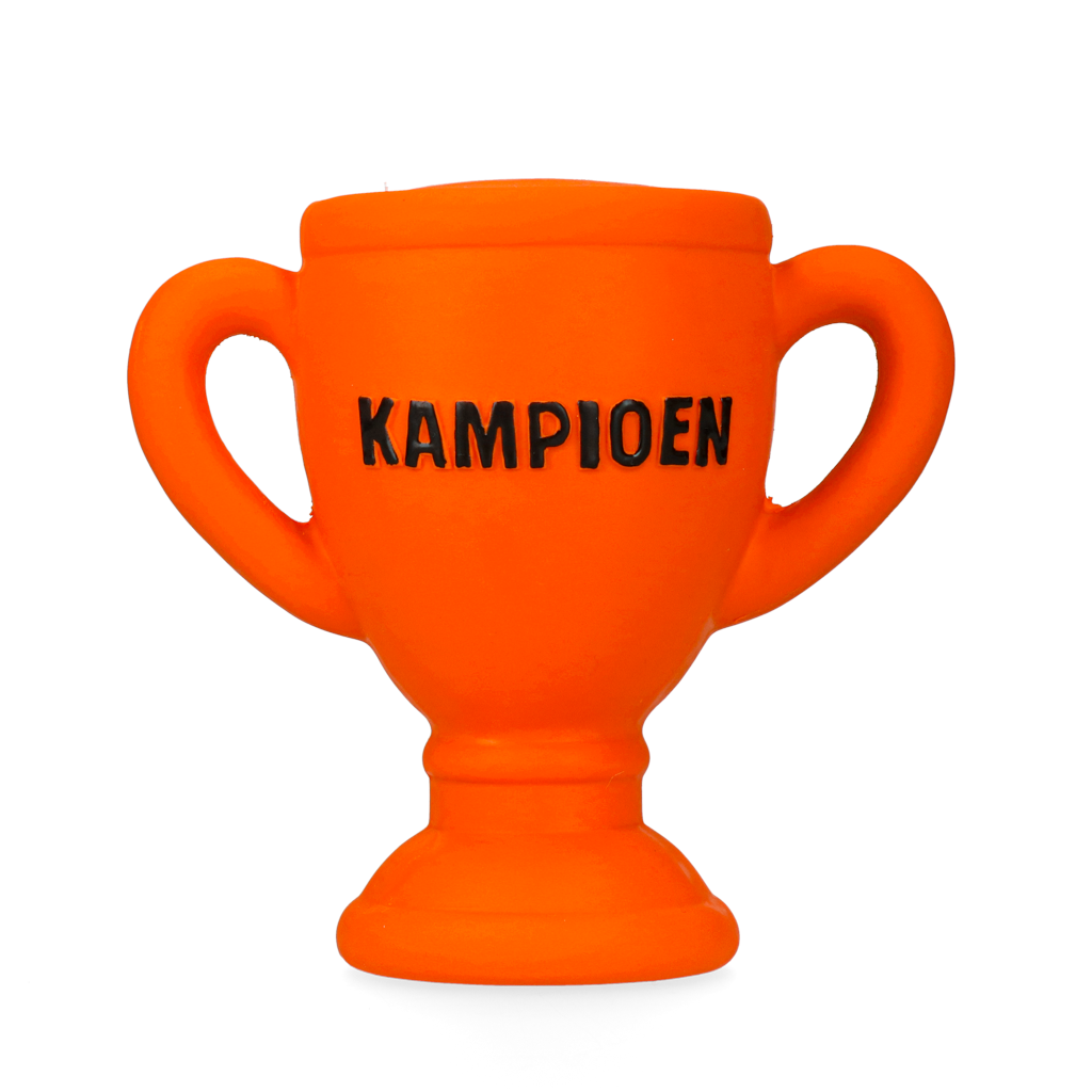 Oranje WK Latex Hondenspeeltjes