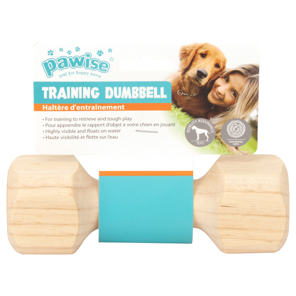Pawise Wooden retrieving dumbbell