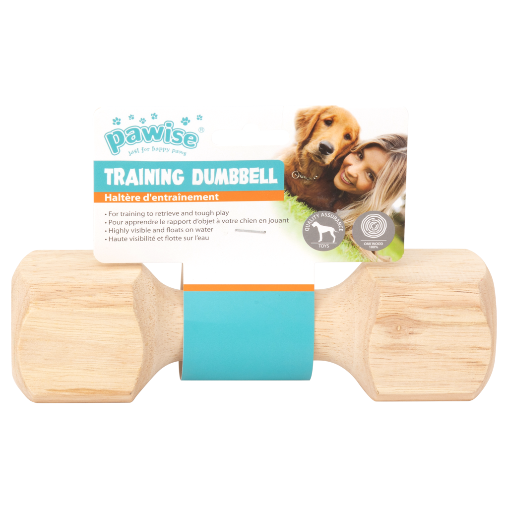 Pawise Wooden retrieving dumbbell