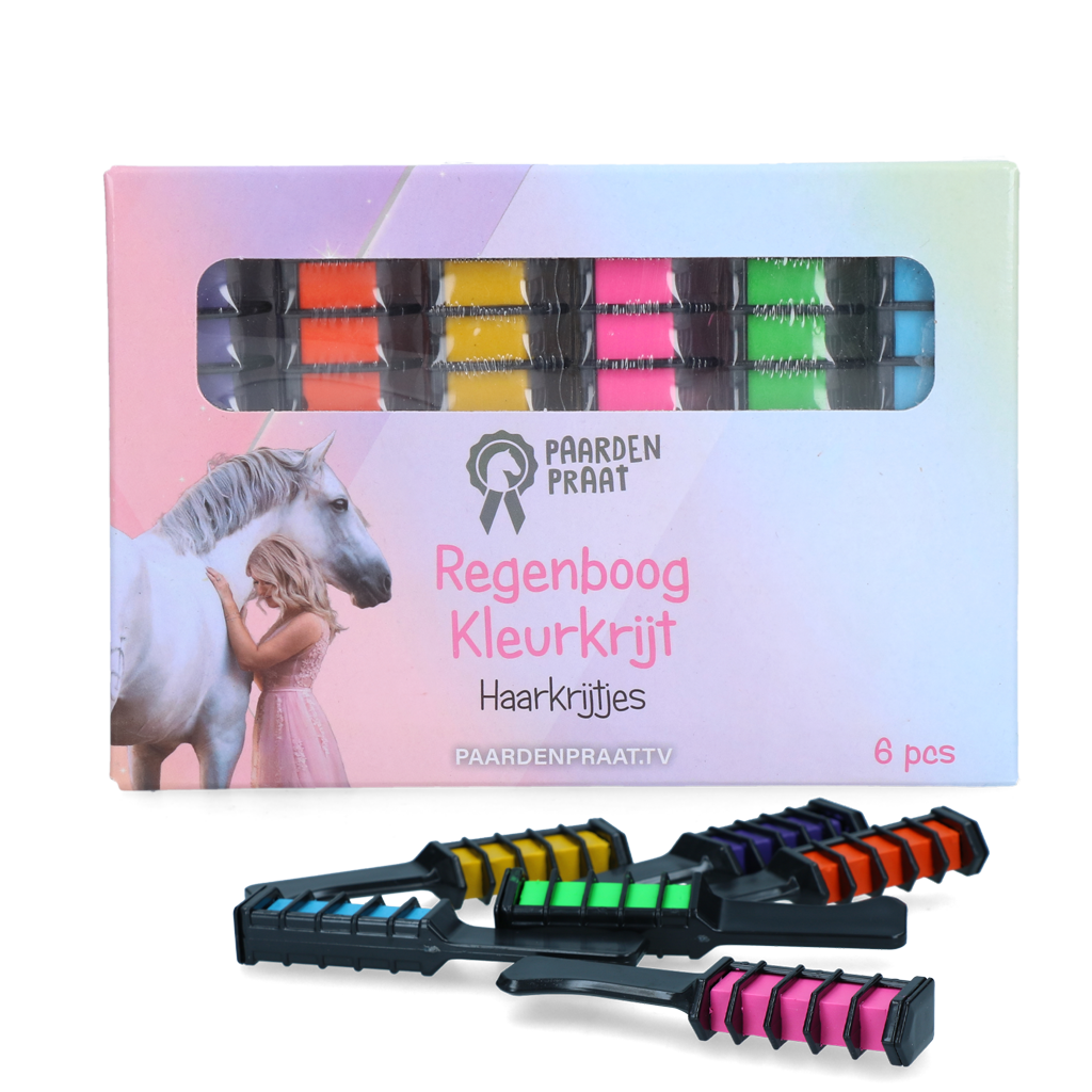 Paardenpraat Regenboog Kleurkrijt