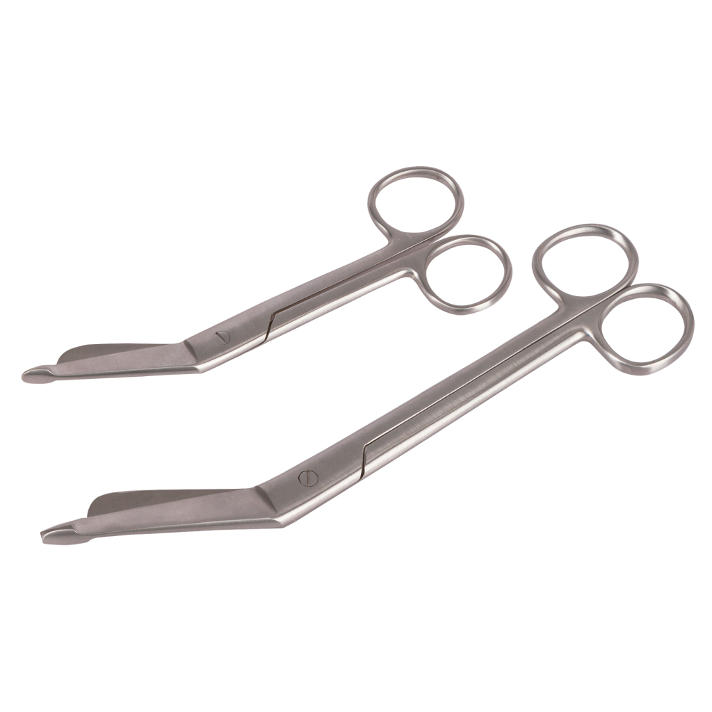 Verbandschaar RVS 145 mm (zonder kartelrand)