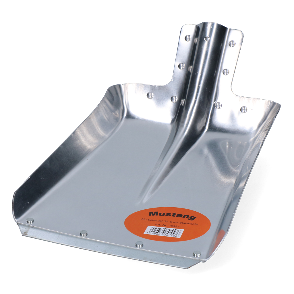 Schop Mustang aluminium los, 27 cm breed