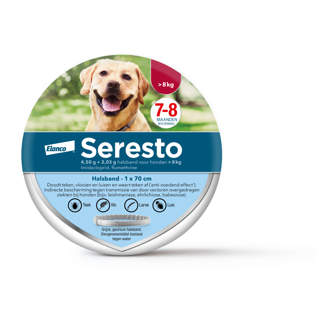 Seresto vlooien- en tekenband voor honden