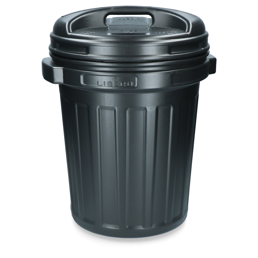 Voerton met draaisluiting 40 liter Black