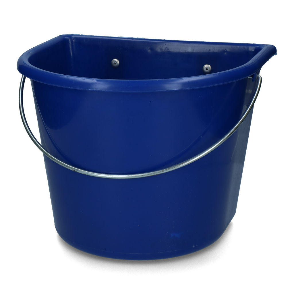 vPlast Voerbak met haken & hengsel 15 l