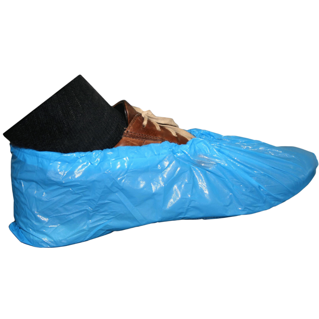 Wegwerp overschoen blauw CPE