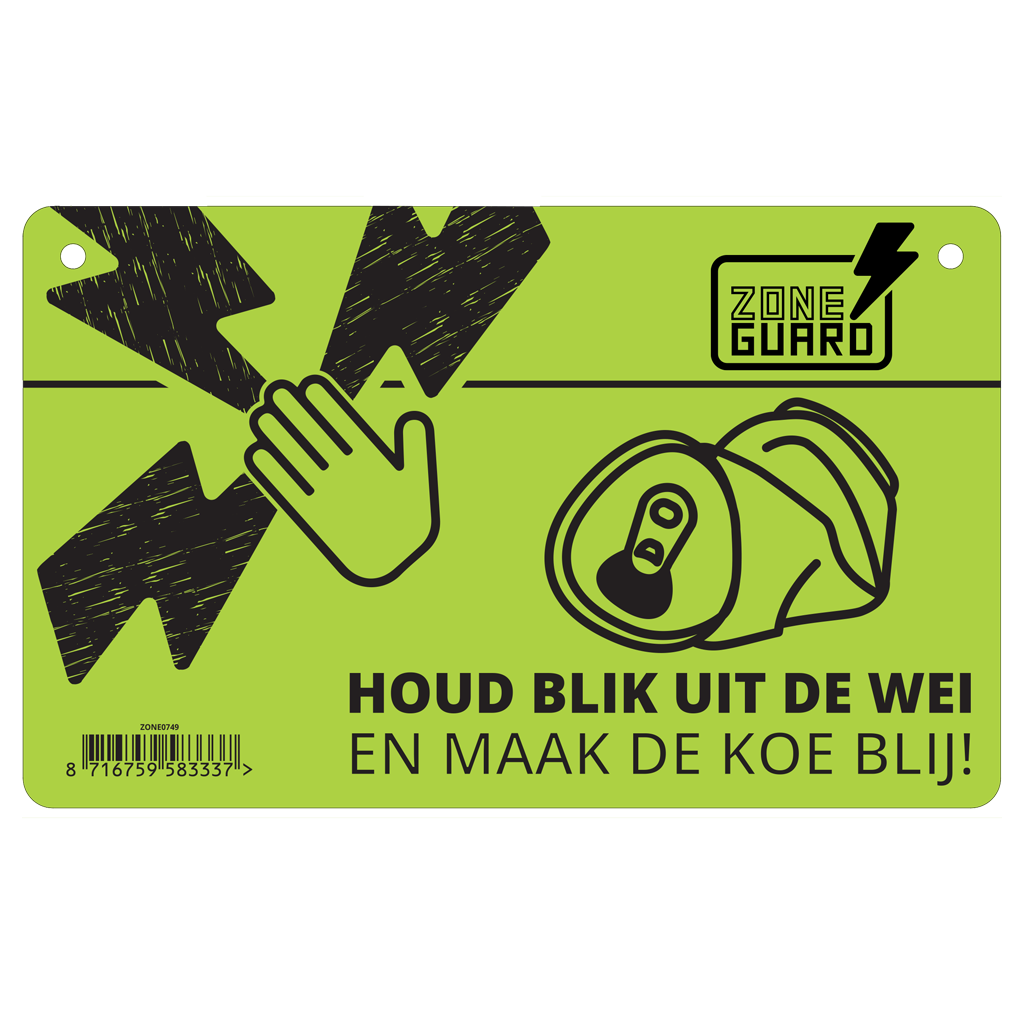 ZoneGuard Waarschuwingsbord