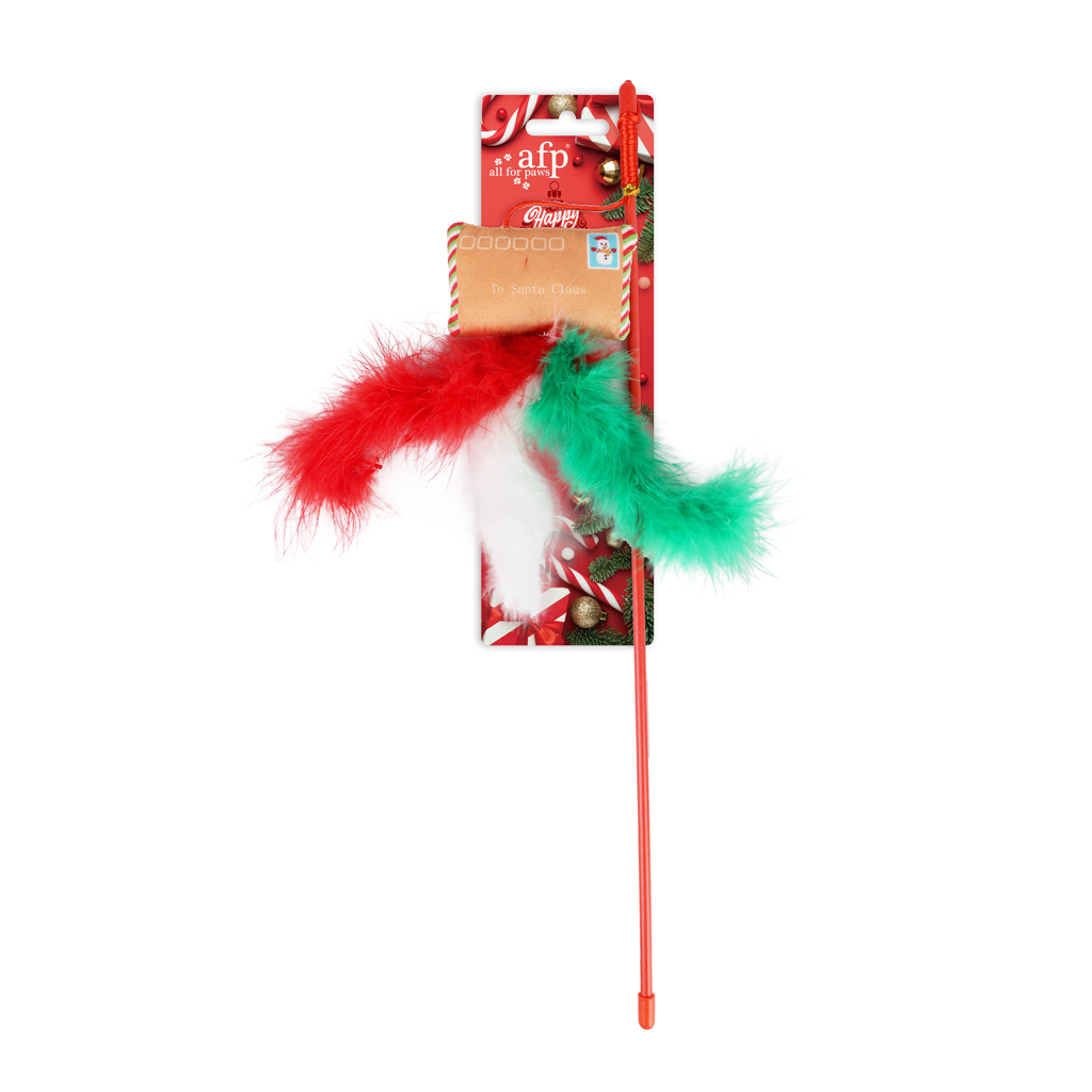 AFP Happy Holidays Kattenspeelstok