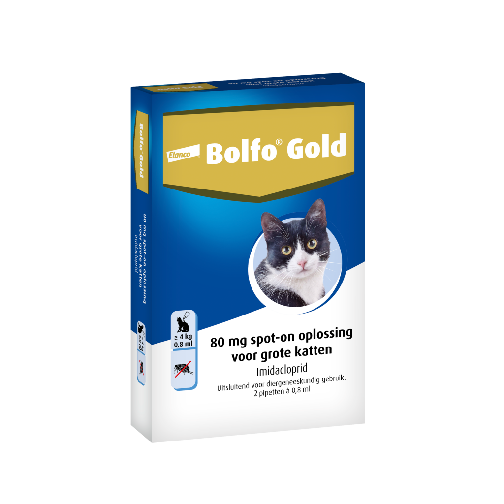 Bolfo Gold Vlooiendruppels Kat