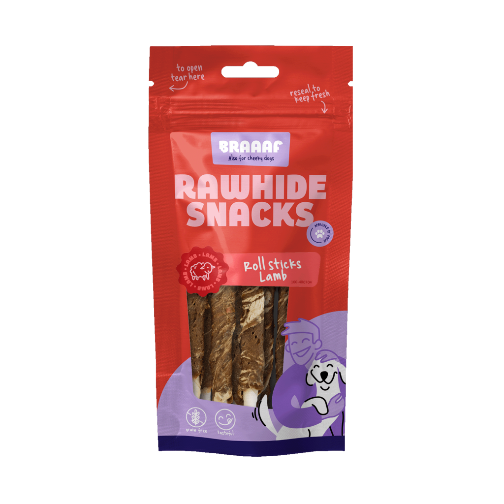 Braaaf Rawhide Roll Sticks