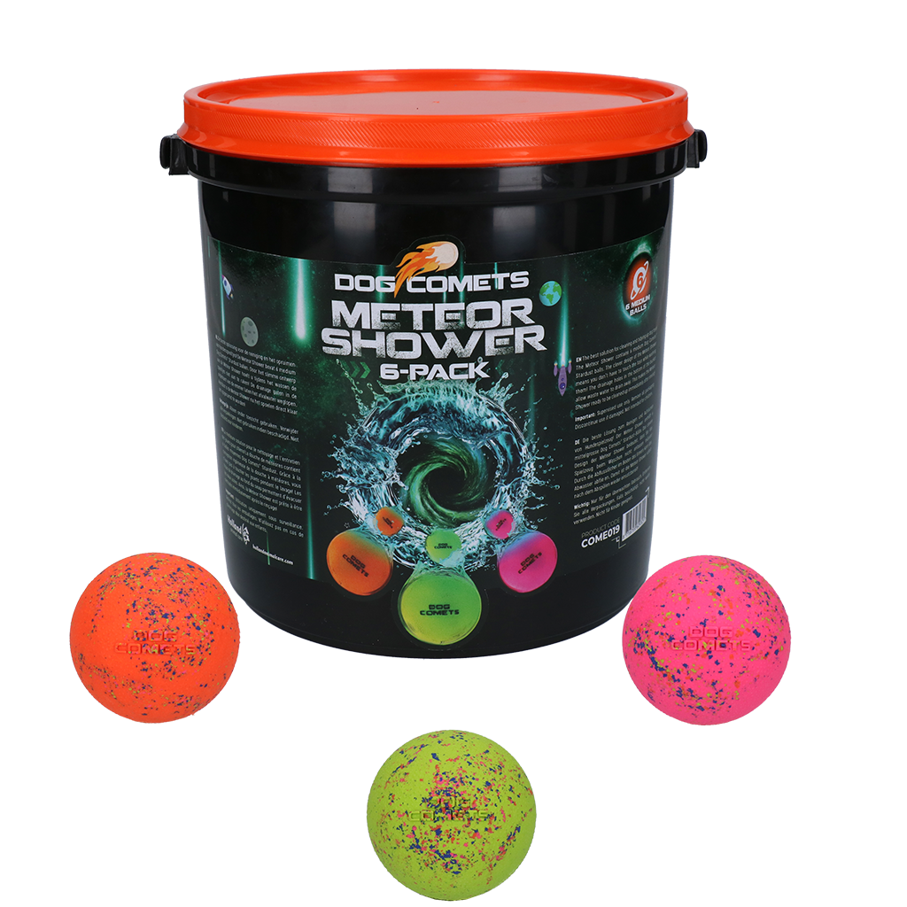 Dog Comets Meteor Shower (Emmer met 6 M Stardust ballen)