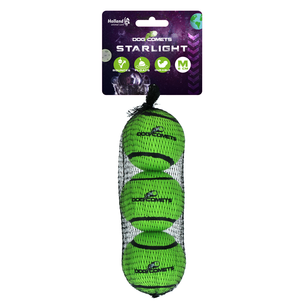 Dog Comets Tennisbal Starlight