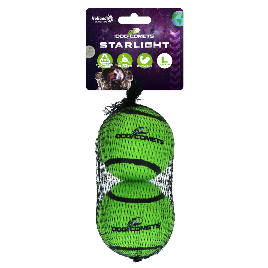 Dog Comets Tennisbal Starlight