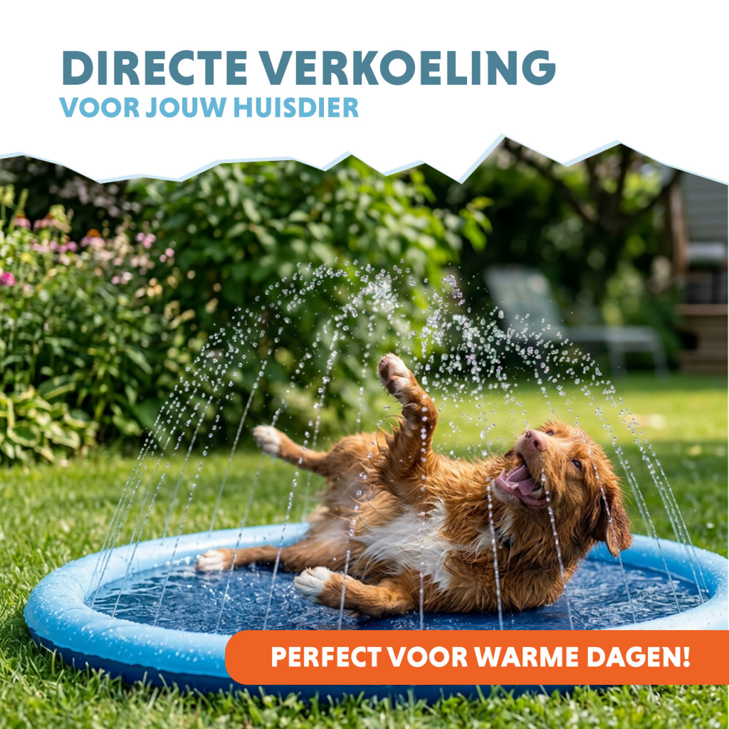 Coolpets Splash Sprinkler Pad