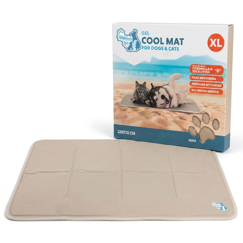 Coolpets Gel Cooling Mat Beige
