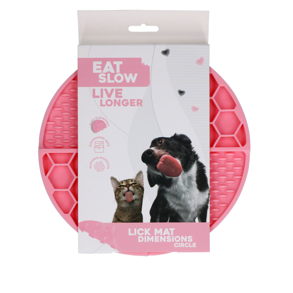 Eat Slow Live Longer Lick Mat Dimensions Circle