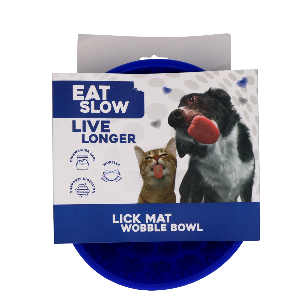 Eat Slow Live Longer Lick Mat Wobble Bowl