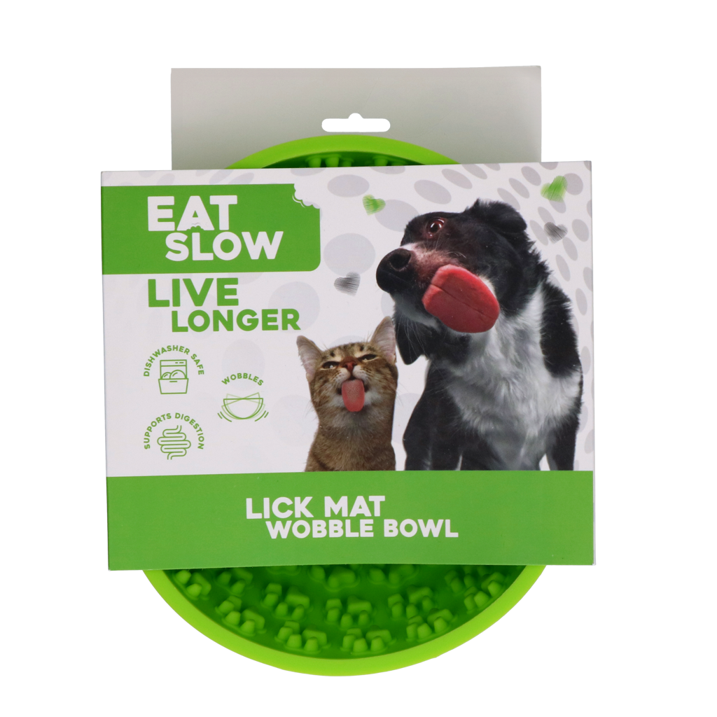 Eat Slow Live Longer Lick Mat Wobble Bowl