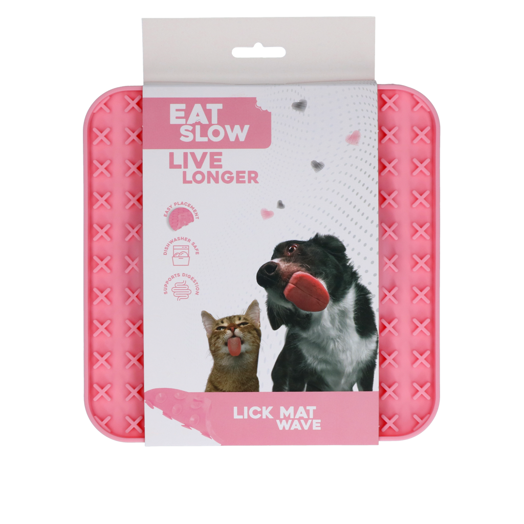 Eat Slow Live Longer Lick Mat Wave