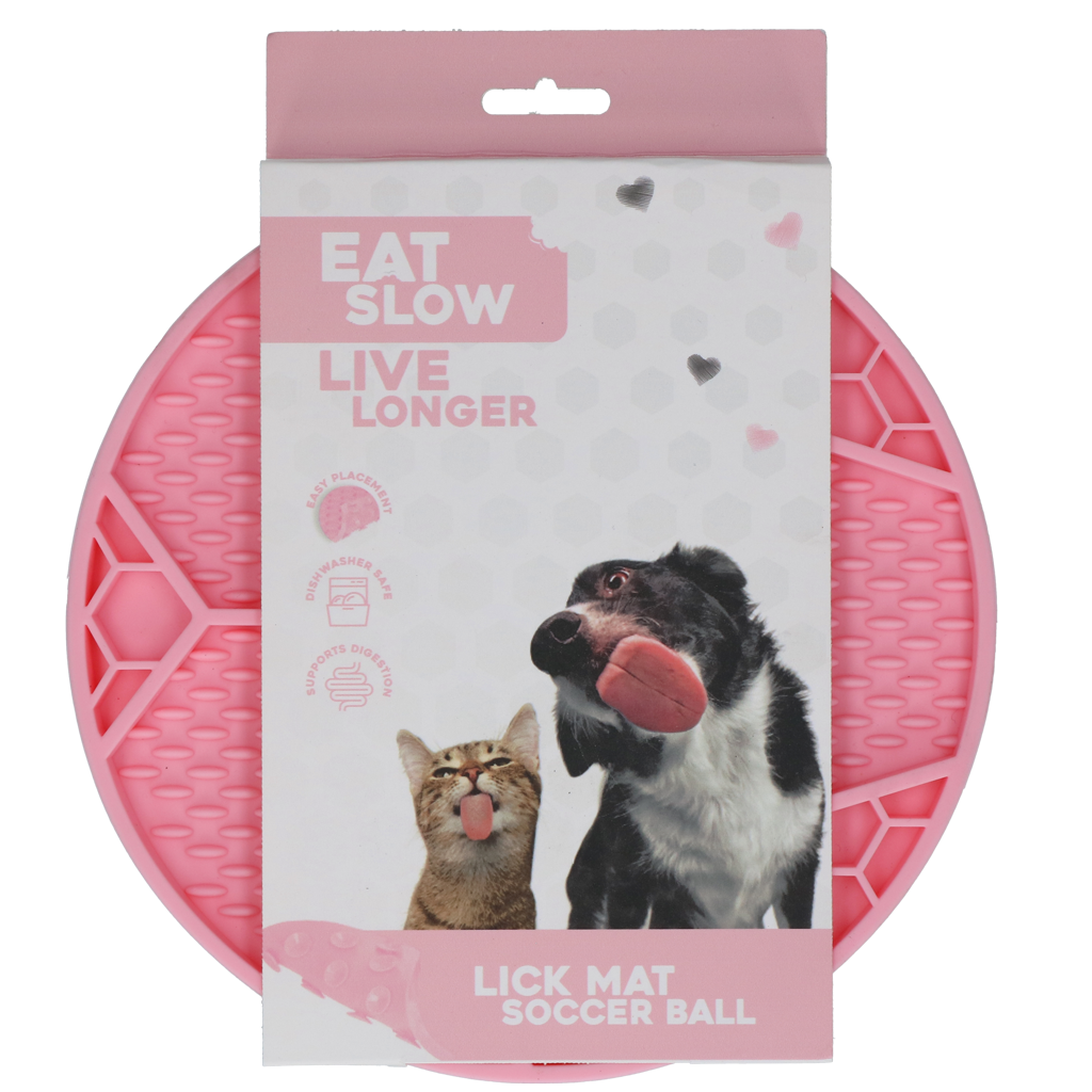 Eat Slow Live Longer Lick Mat Soccer Ball