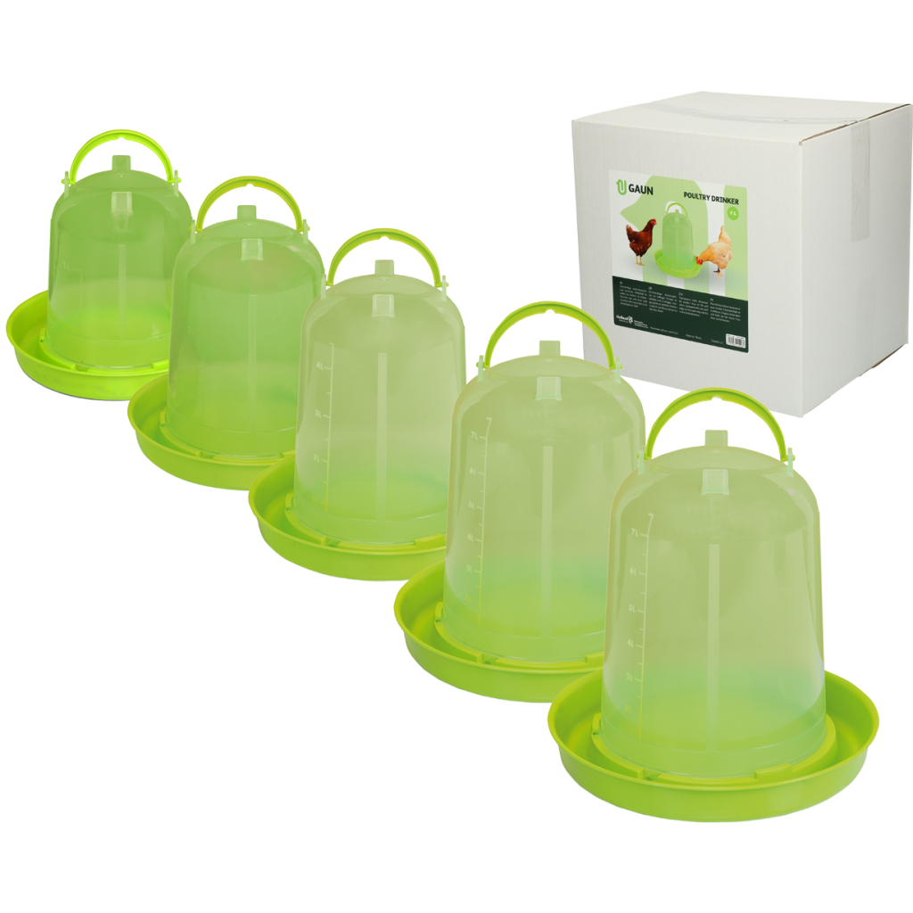 Gaun Pluimvee Drinktoren Limoengroen