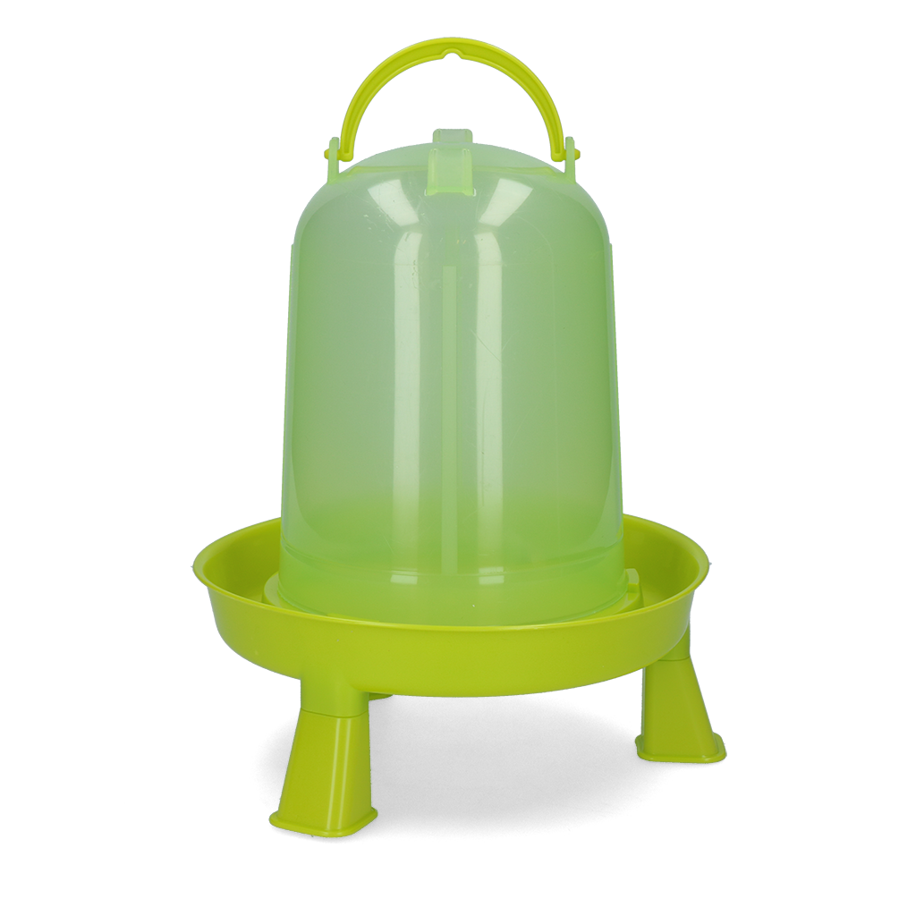 Gaun Pluimvee Drinktoren op Pootjes Limoengroen