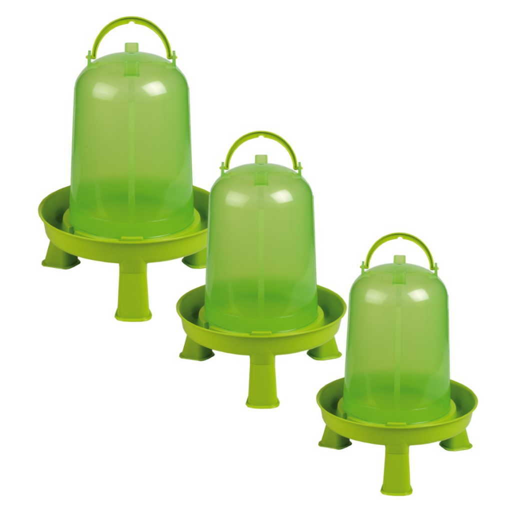 Gaun Pluimvee Drinktoren op Pootjes Limoengroen