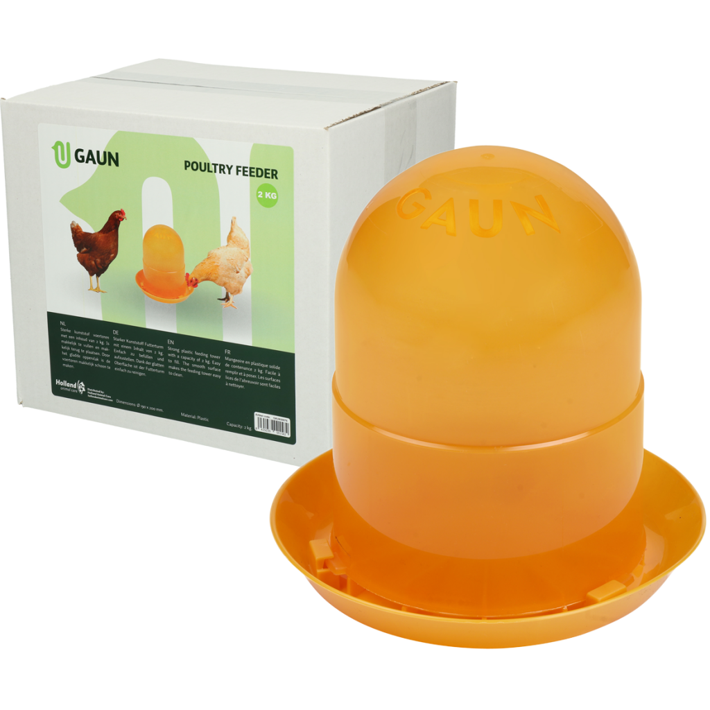 Gaun Pluimvee Voertoren Oranje 2 kg