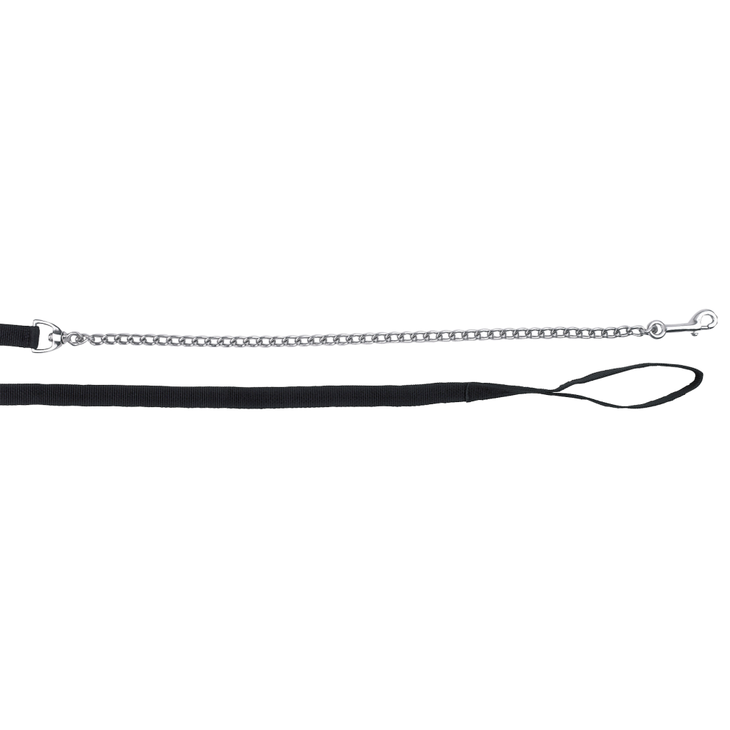 Geleidelijn met ketting zwart 250cm