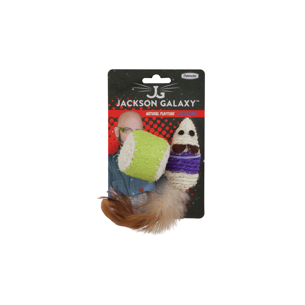 Jackson Galaxy Rope Mouse & Ball
