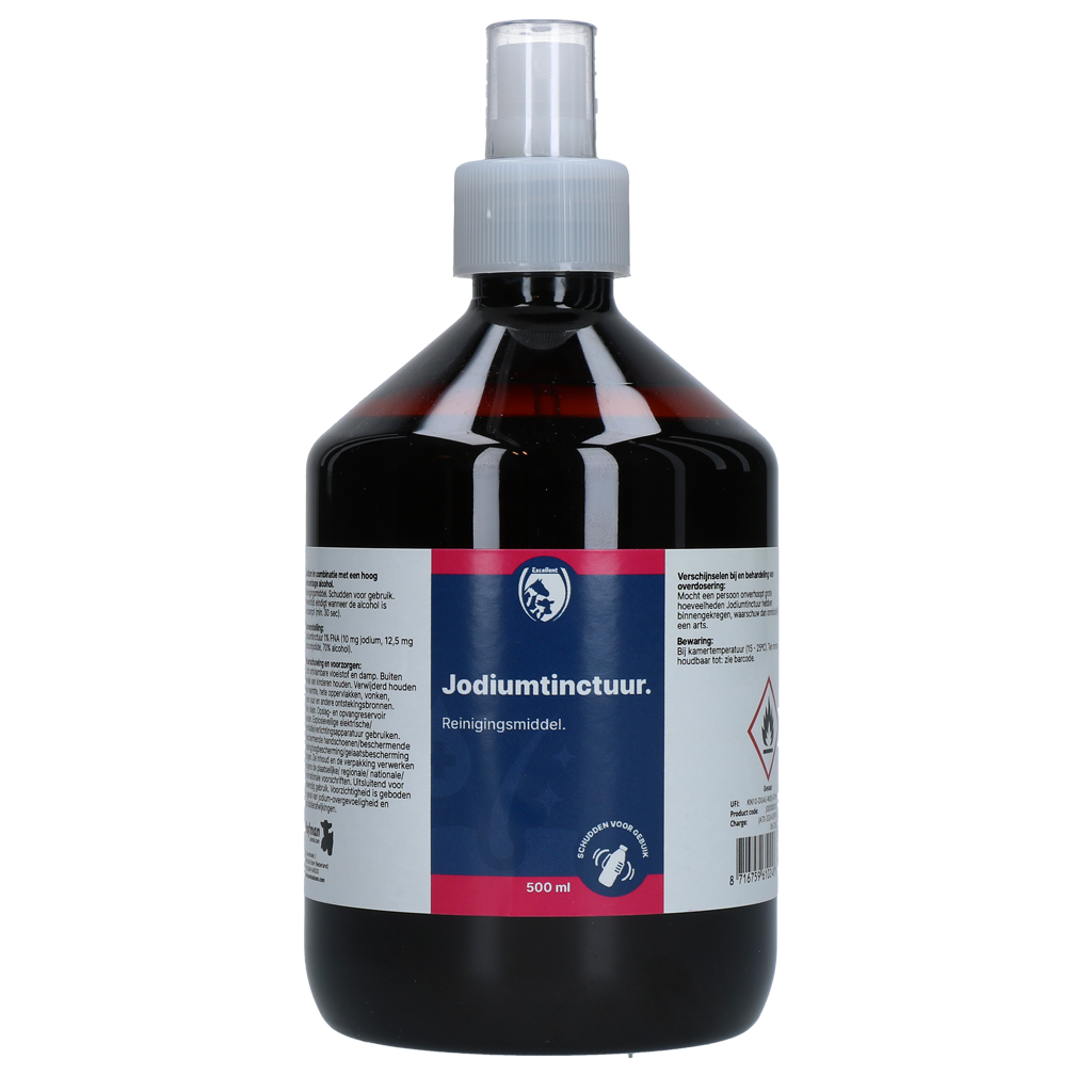 Jodiumtinctuur 1% (10 mg per ml) & 70% Alcohol