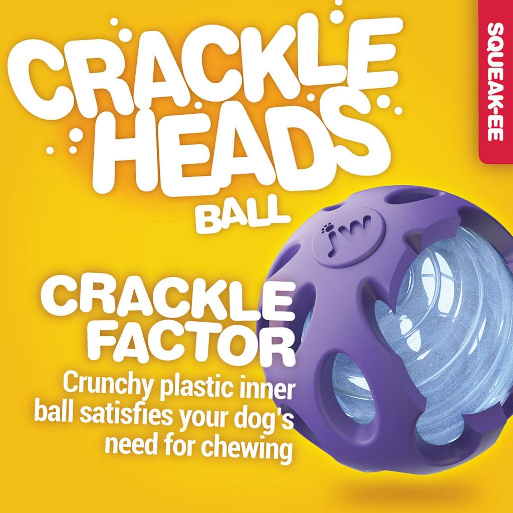 JW Crackle Heads Ball