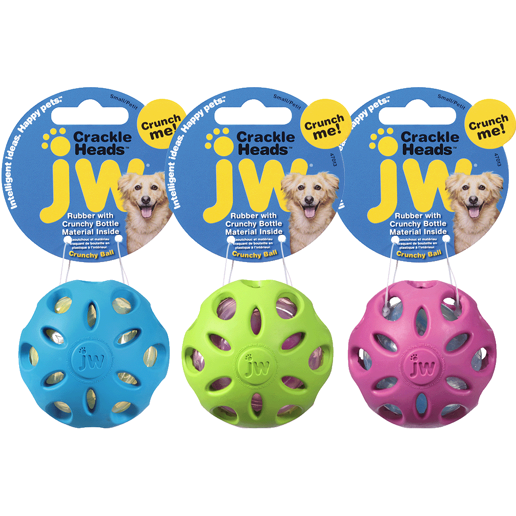 JW Crackle Heads Ball