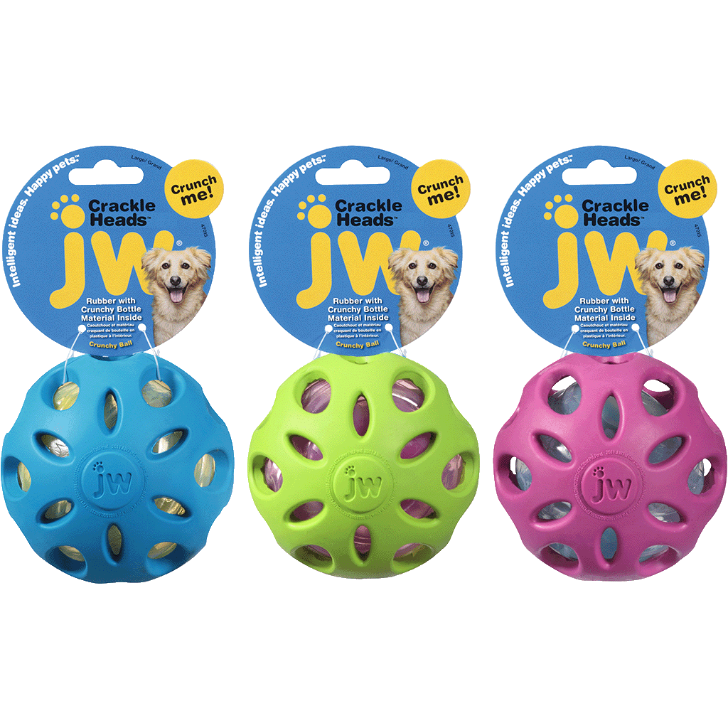 JW Crackle Heads Ball