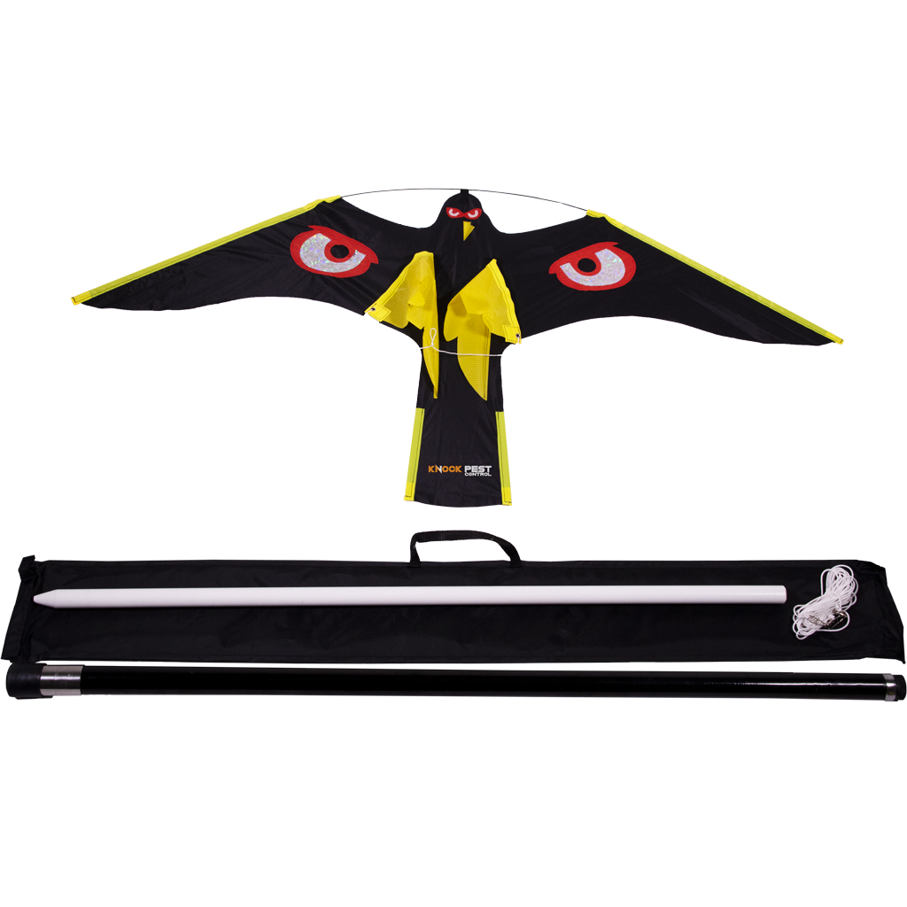 Knock Pest Vogel Verschrikker vlieger complete set 7 m