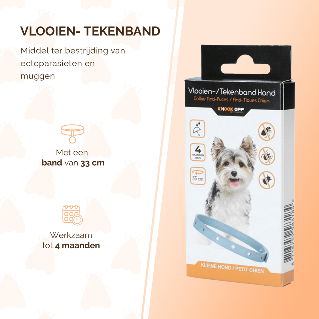 Knock Pest Vlooien/Tekenband Hond