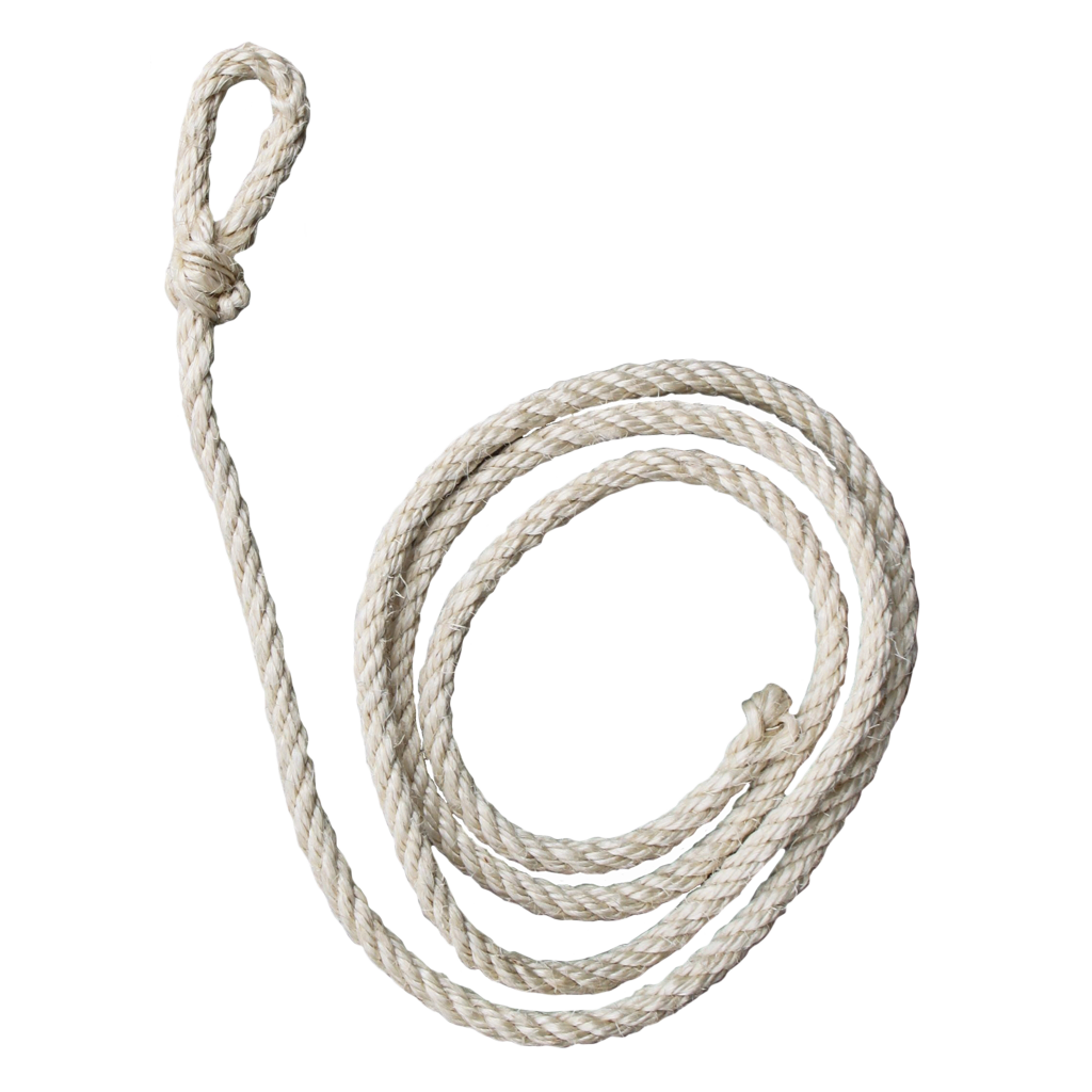 Koetouw wit sisal standaard 240 cm