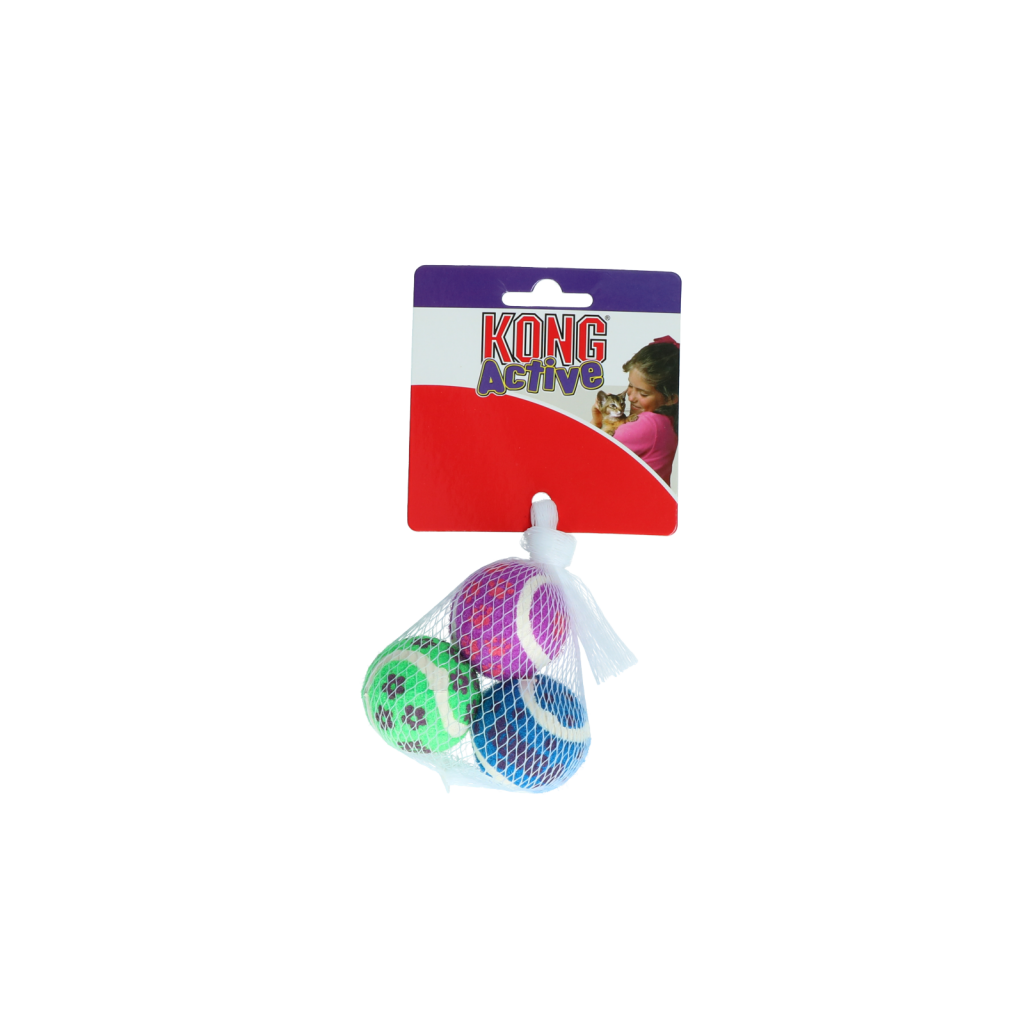 KONG Cat Active Tennis Balls w/ Bells